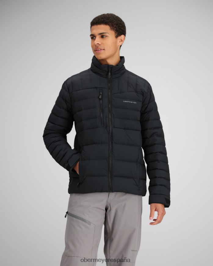 Obermeyer chaqueta de plumas klaus negro hombres ropa P00B353