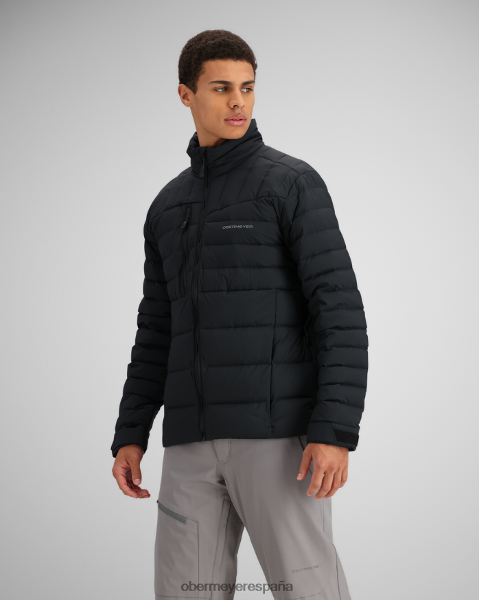 Obermeyer chaqueta de plumas klaus negro hombres ropa P00B353