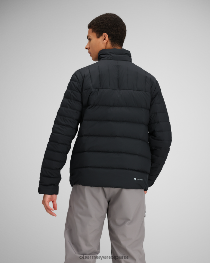 Obermeyer chaqueta de plumas klaus negro hombres ropa P00B353
