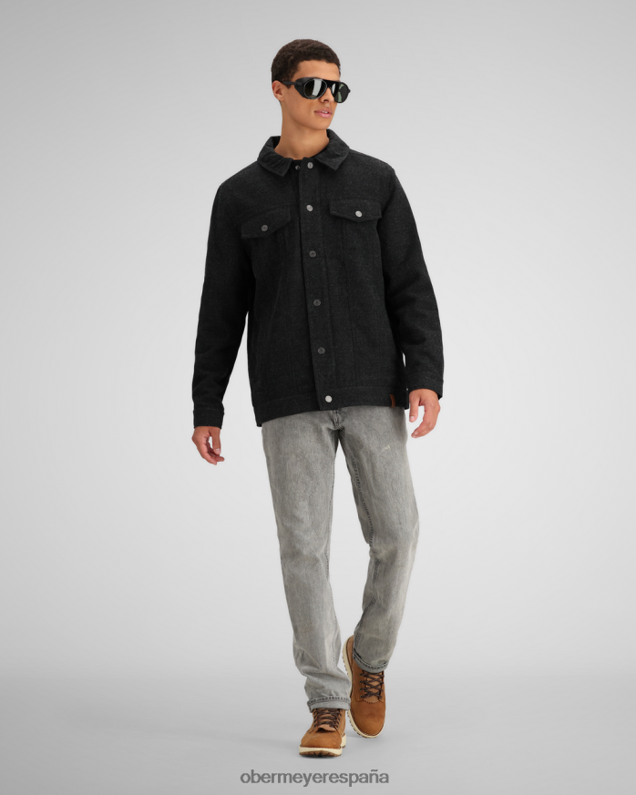 Obermeyer chaqueta fundadora negro hombres ropa P00B483