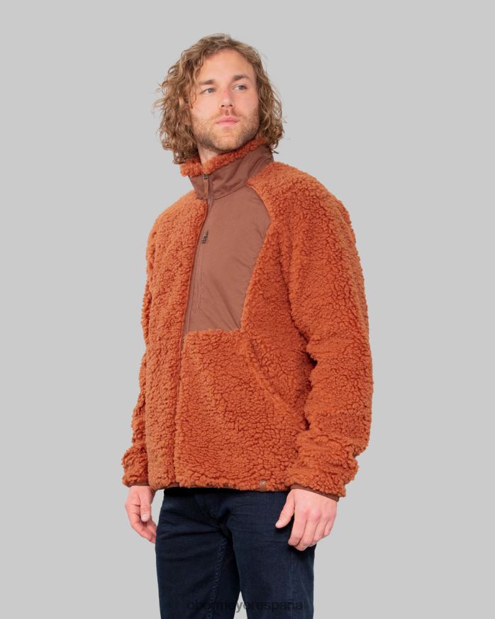 Obermeyer chaqueta sherpa landry terracota hombres ropa P00B499
