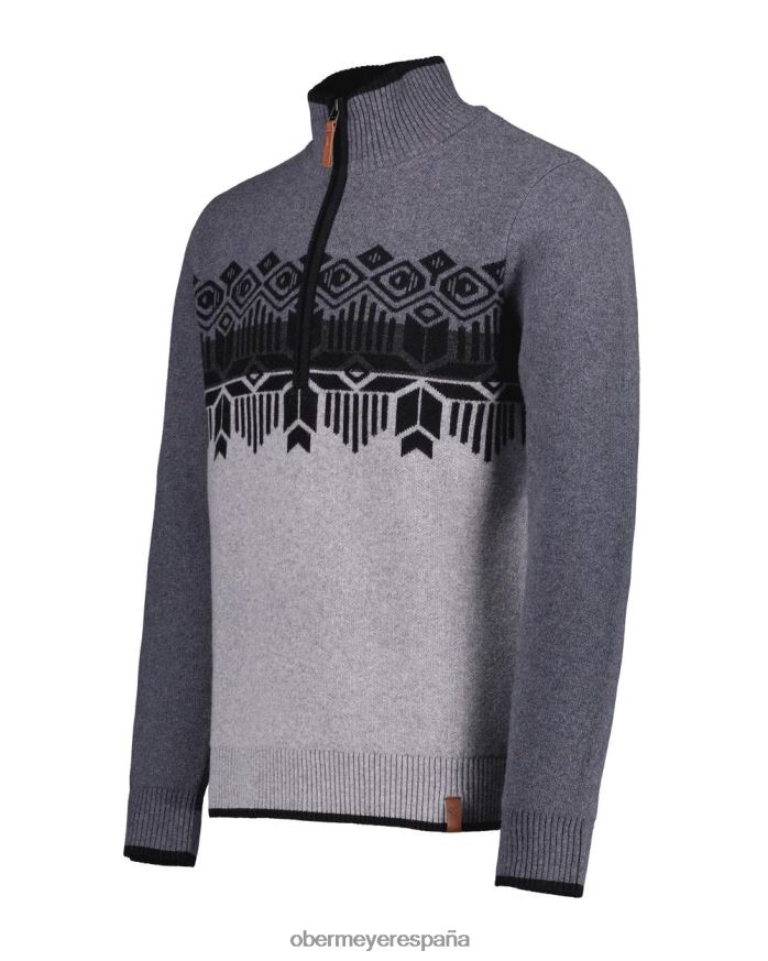 Obermeyer suéter brady con 1/2 cremallera caballeresco hombres ropa P00B463