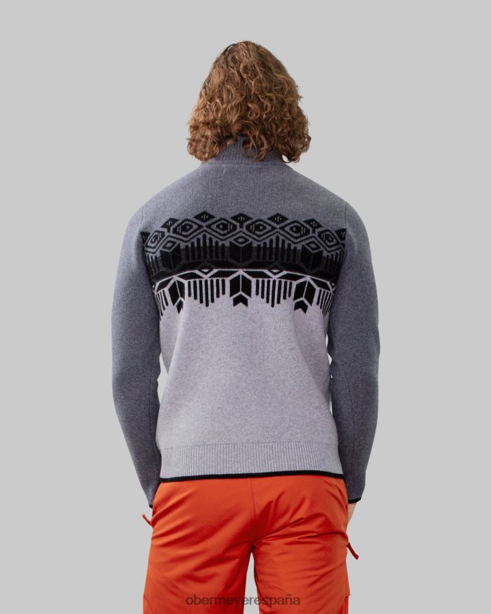 Obermeyer suéter brady con 1/2 cremallera caballeresco hombres ropa P00B463