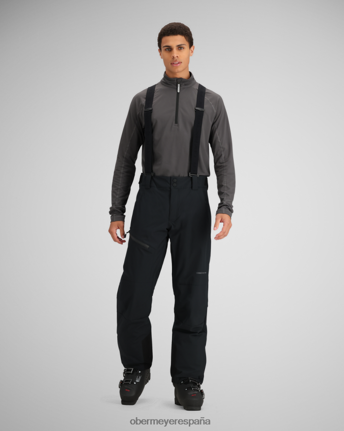 Obermeyer pantalón con tirantes force negro hombres ropa P00B323