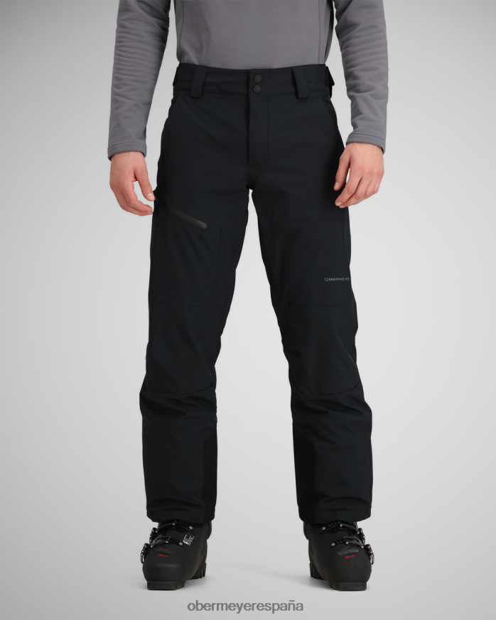 Obermeyer pantalón de fuerza negro hombres ropa P00B312