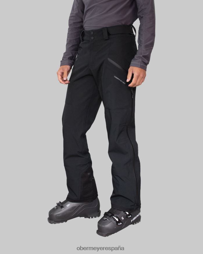 Obermeyer pantalón foraker shell negro hombres ropa P00B423