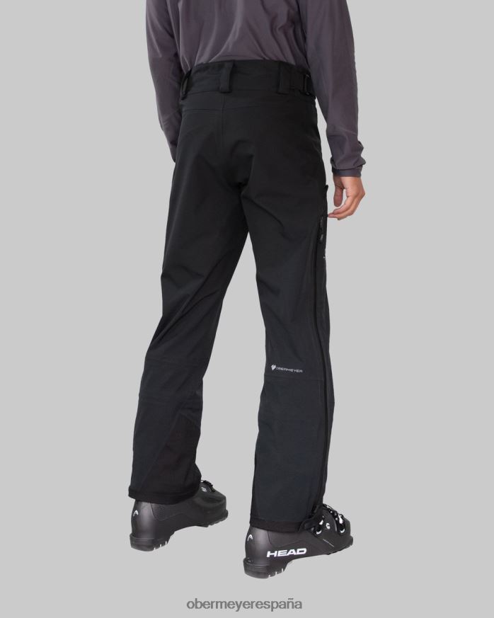 Obermeyer pantalón foraker shell negro hombres ropa P00B423