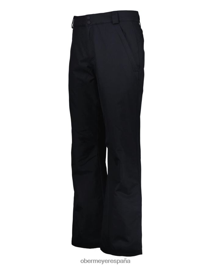 Obermeyer pantalón trapezoidal negro hombres ropa P00B504