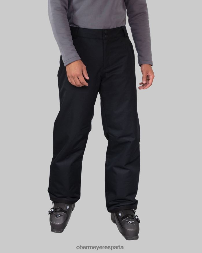 Obermeyer pantalón trapezoidal negro hombres ropa P00B504