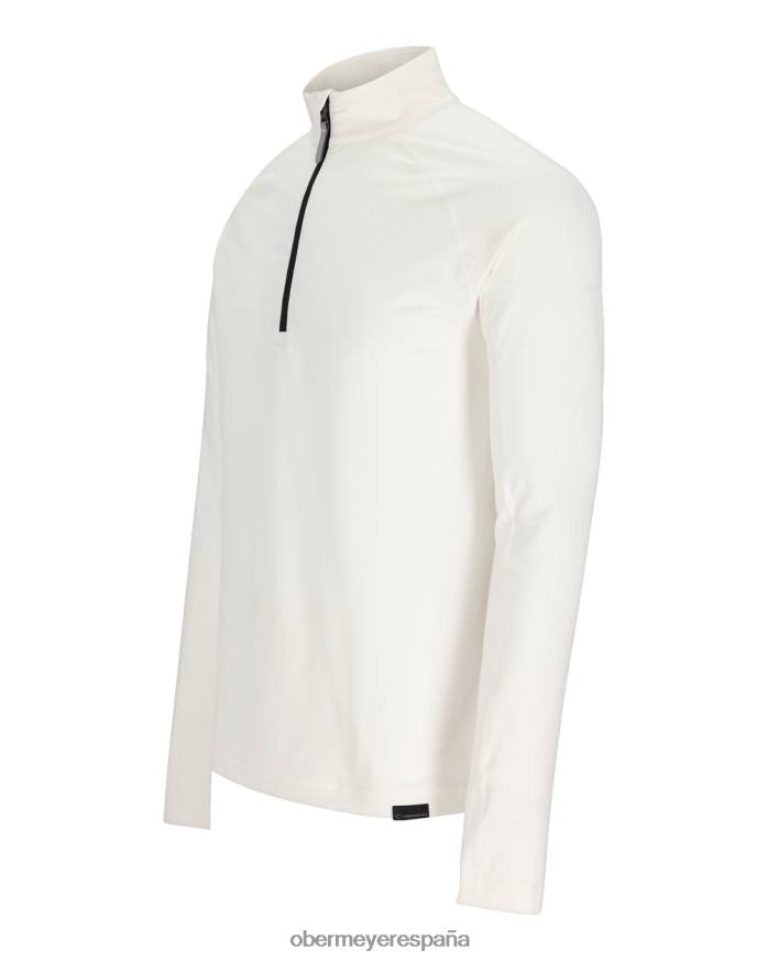Obermeyer flexionar 1/4 de cremallera blanco hombres ropa P00B377
