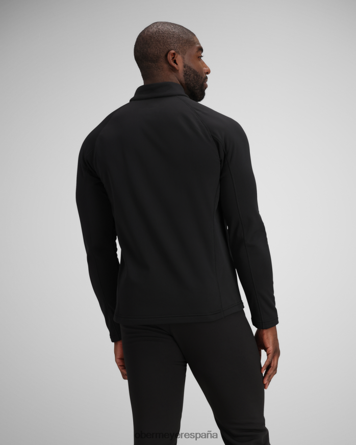 Obermeyer ultragear 1/4 cremallera negro hombres ropa P00B474