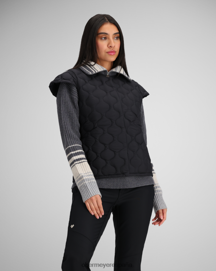Obermeyer chaleco perry abajo negro mujer ropa P00B268