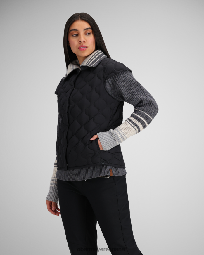 Obermeyer chaleco perry abajo negro mujer ropa P00B268