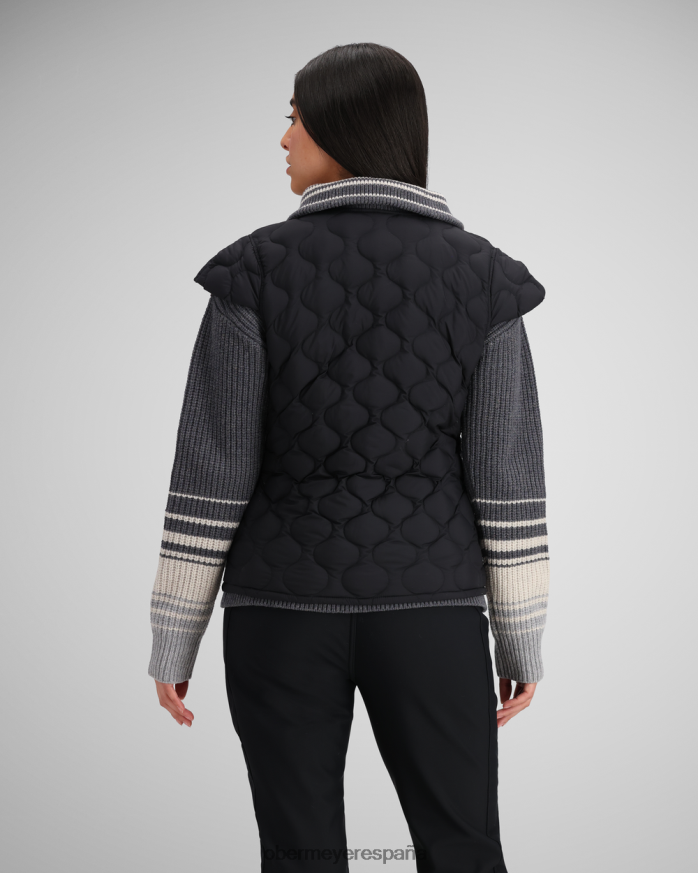 Obermeyer chaleco perry abajo negro mujer ropa P00B268