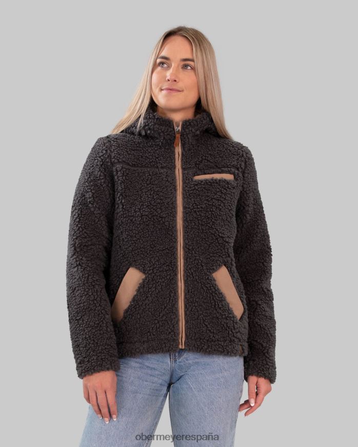Obermeyer chaqueta amelia sherpa carbón mujer ropa P00B306