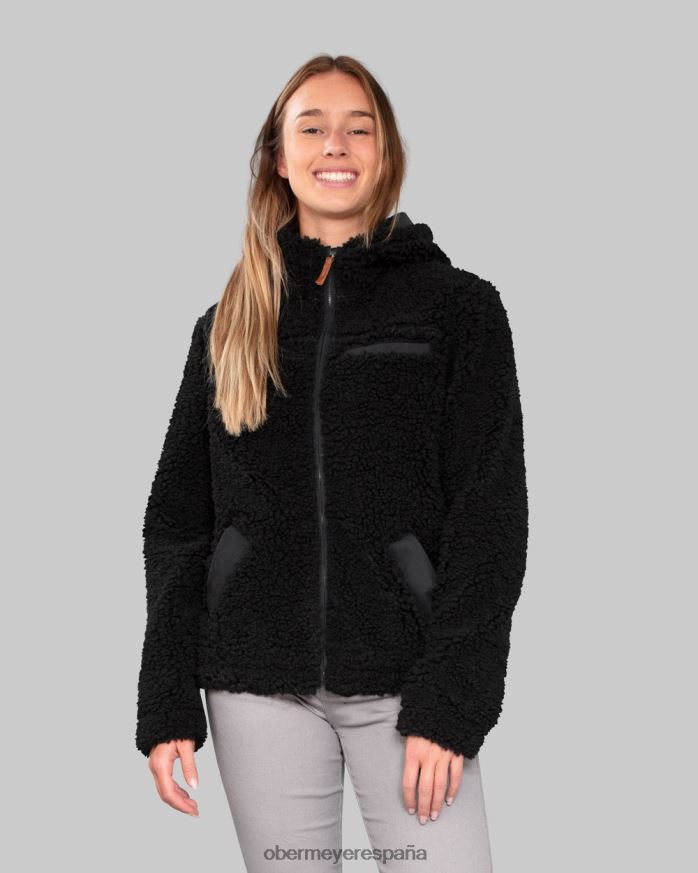 Obermeyer chaqueta amelia sherpa carbón mujer ropa P00B306