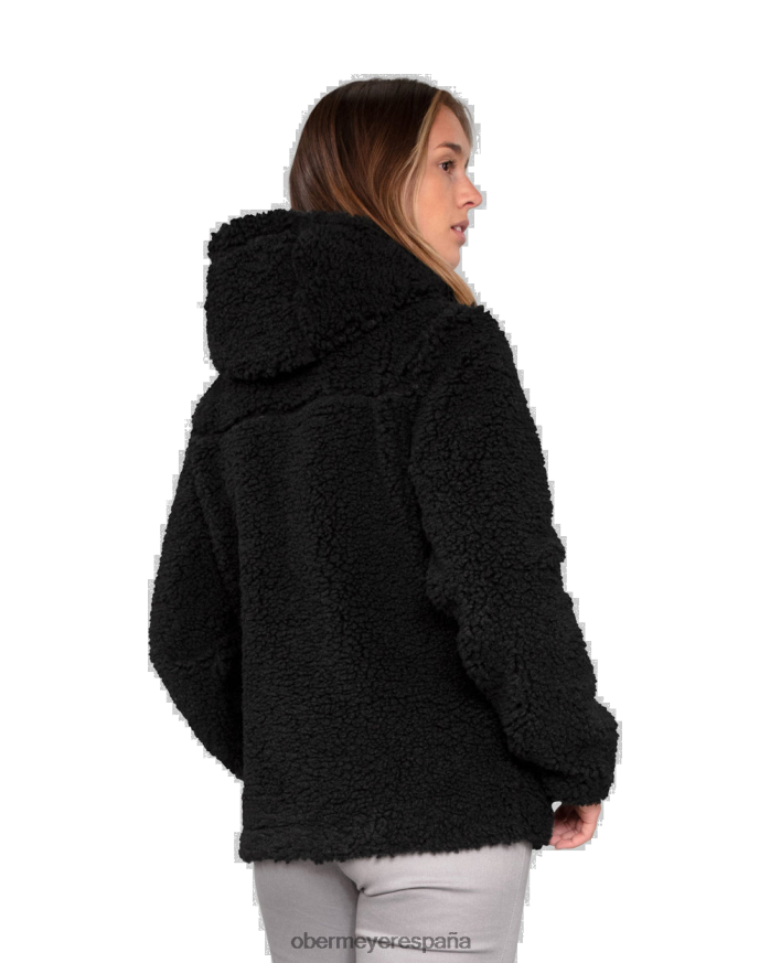 Obermeyer chaqueta amelia sherpa negro mujer ropa P00B305