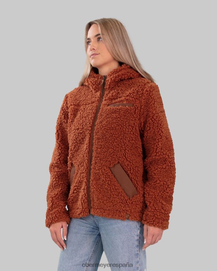 Obermeyer chaqueta amelia sherpa terracota mujer ropa P00B303