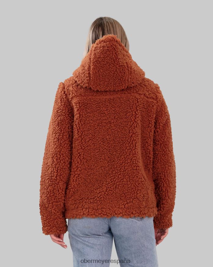 Obermeyer chaqueta amelia sherpa terracota mujer ropa P00B303