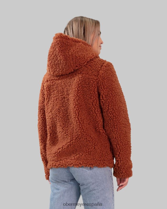 Obermeyer chaqueta amelia sherpa terracota mujer ropa P00B303