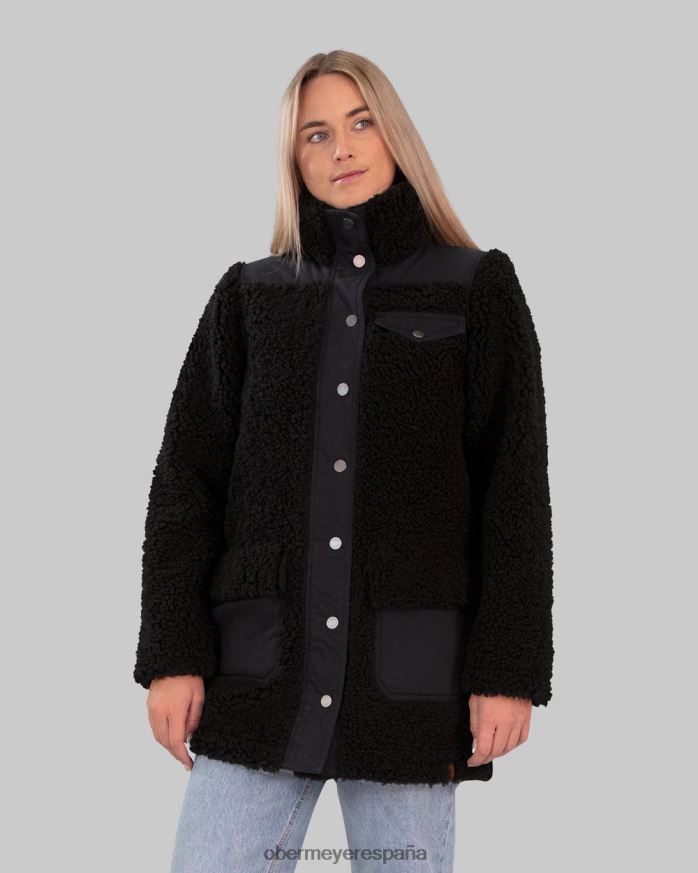 Obermeyer chaqueta andie sherpa negro mujer ropa P00B279