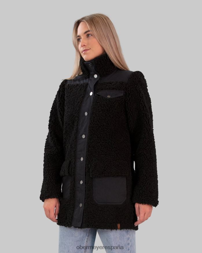 Obermeyer chaqueta andie sherpa negro mujer ropa P00B279