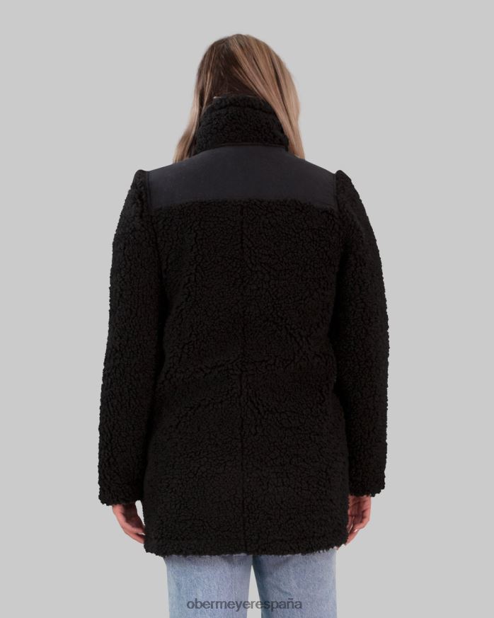 Obermeyer chaqueta andie sherpa negro mujer ropa P00B279