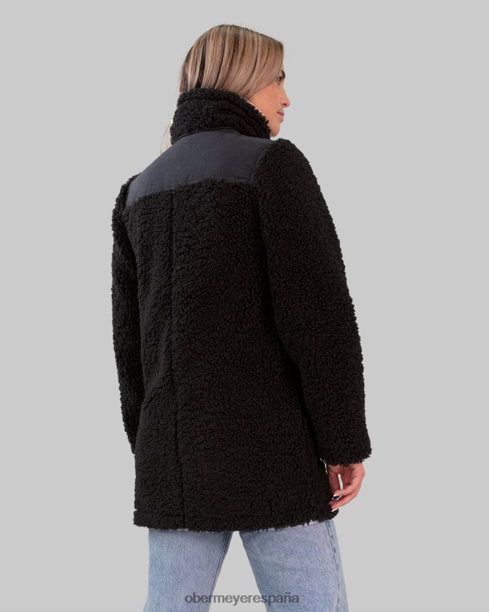 Obermeyer chaqueta andie sherpa negro mujer ropa P00B279
