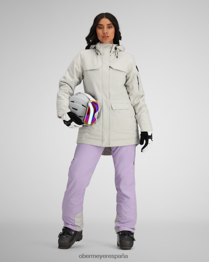 Obermeyer chaqueta celestia lino plateado mujer ropa P00B210