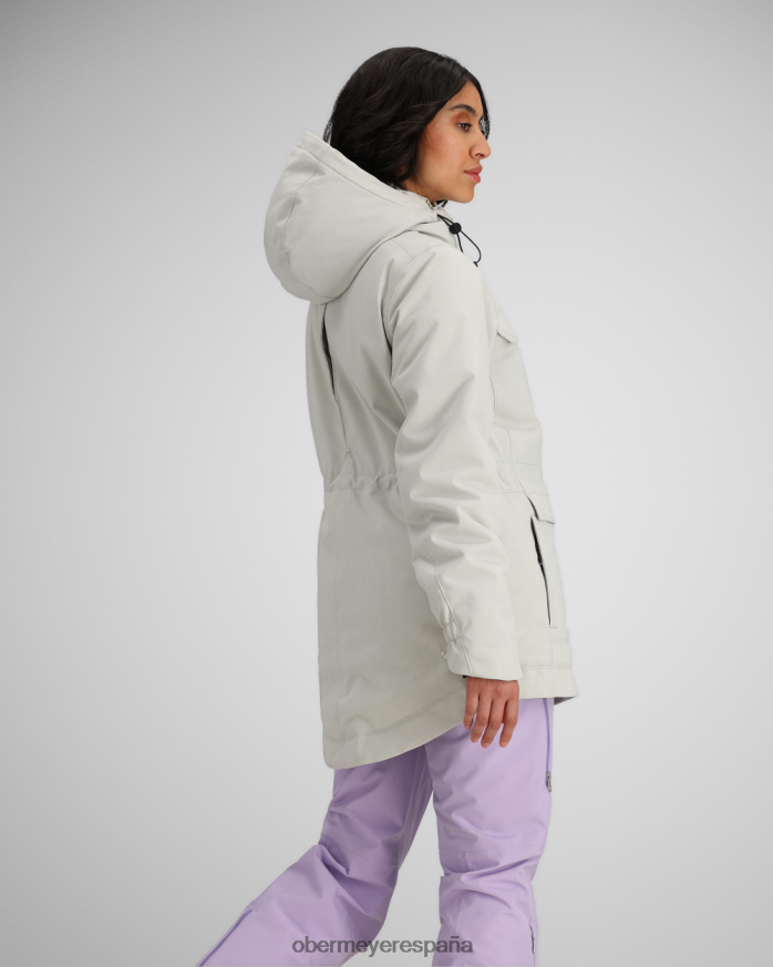 Obermeyer chaqueta celestia lino plateado mujer ropa P00B210