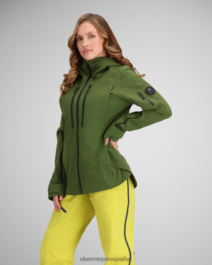 Obermeyer chaqueta de concha de las tierras altas enebro mujer ropa P00B83