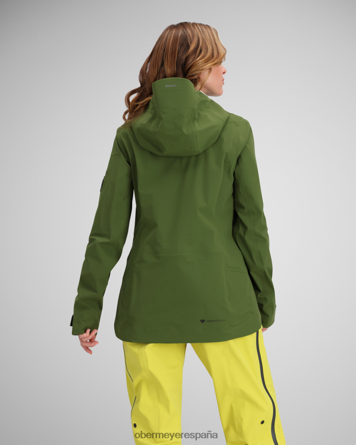 Obermeyer chaqueta de concha de las tierras altas enebro mujer ropa P00B83