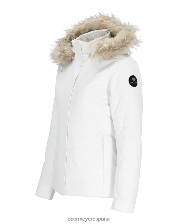 Obermeyer chaqueta de élite toscana blanco mujer ropa P00B158