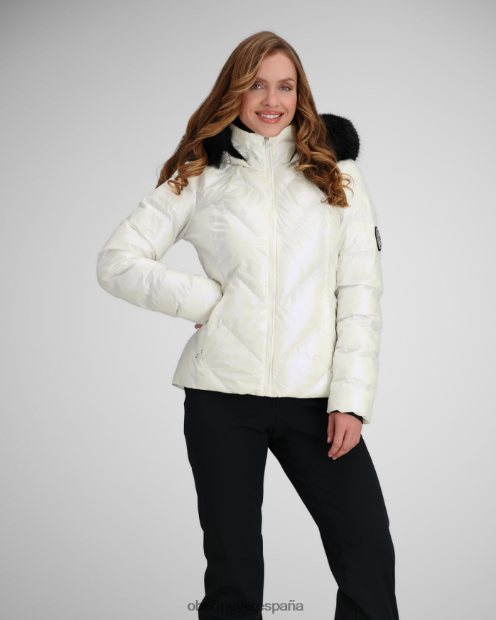 Obermeyer chaqueta de lujo explosiva nacarado mujer ropa P00B237
