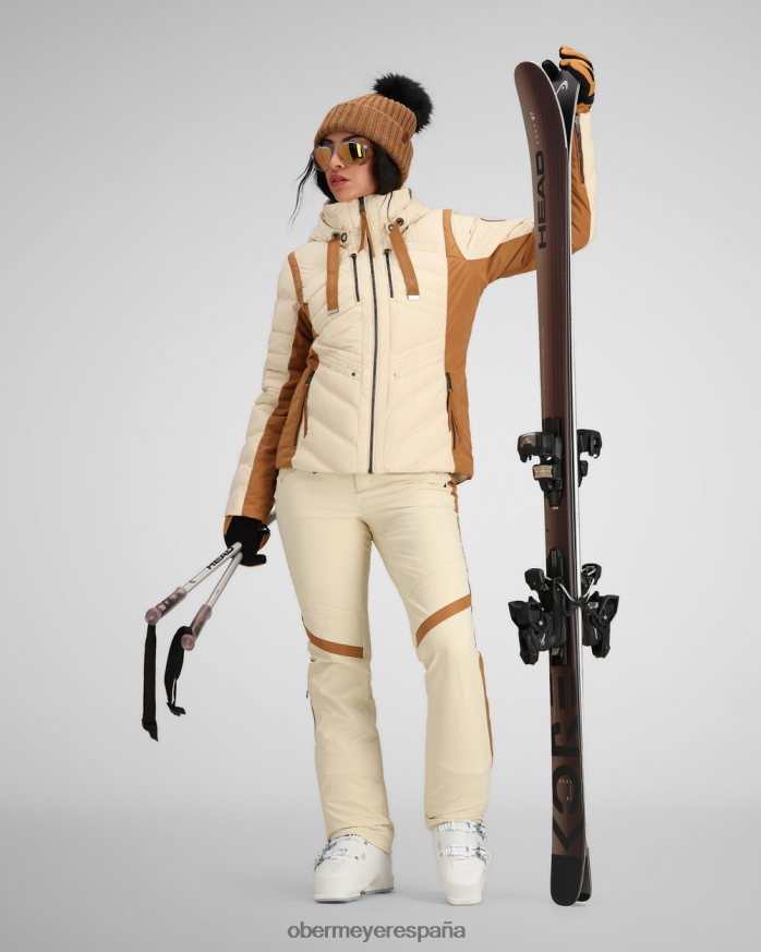 Obermeyer chaqueta de plumón devon banco de arena mujer ropa P00B75