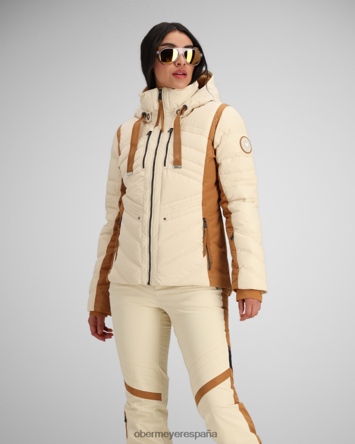 Obermeyer chaqueta de plumón devon banco de arena mujer ropa P00B75