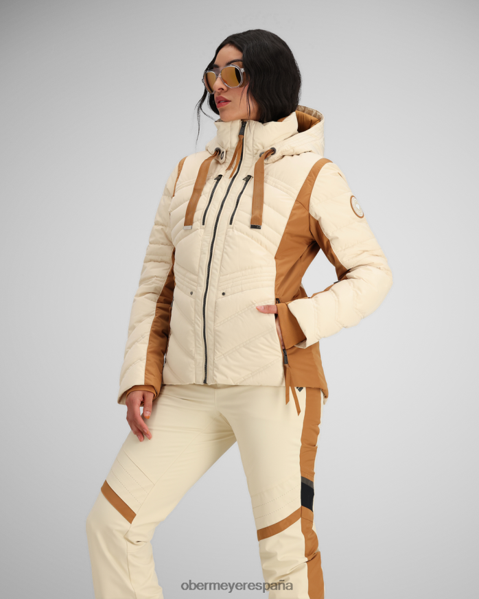 Obermeyer chaqueta de plumón devon banco de arena mujer ropa P00B75