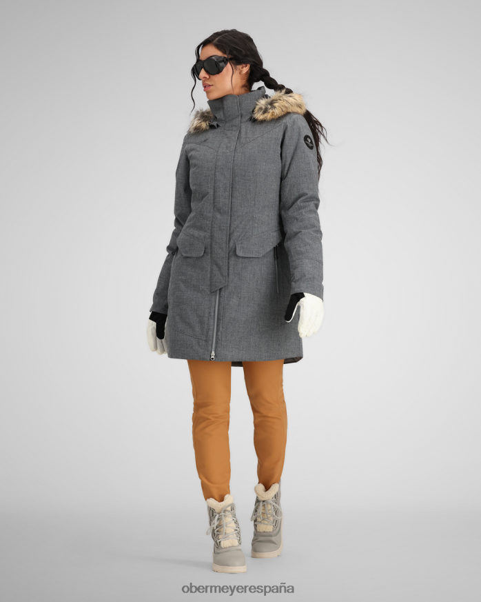 Obermeyer chaqueta de plumas sojourner carbón mujer ropa P00B106