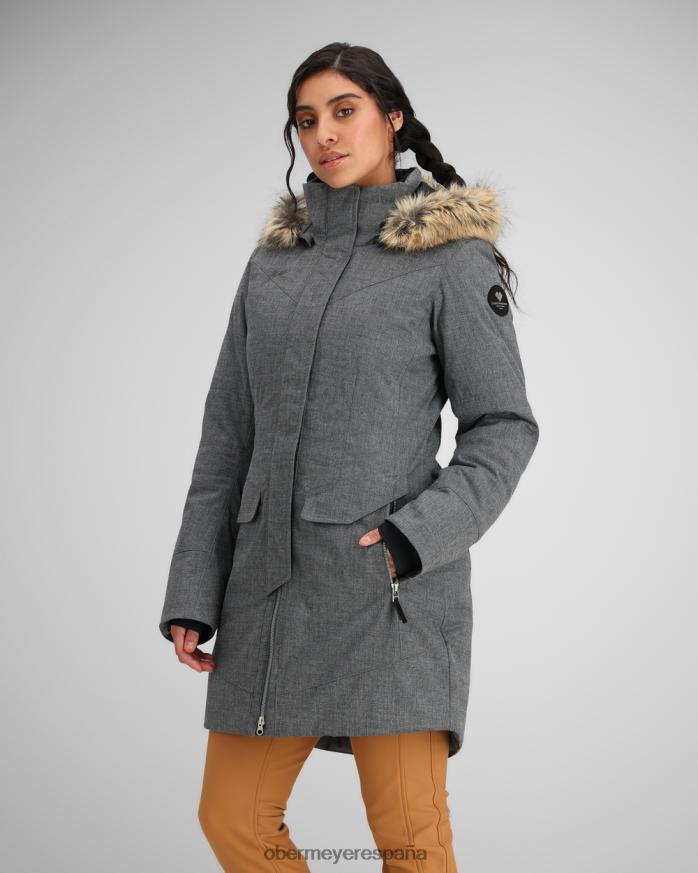 Obermeyer chaqueta de plumas sojourner carbón mujer ropa P00B106