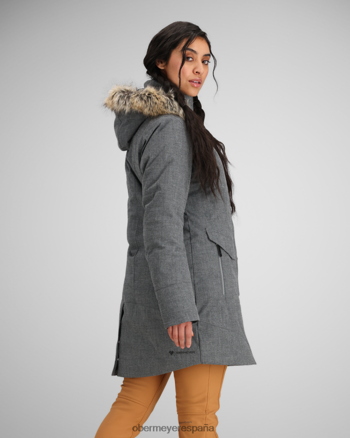Obermeyer chaqueta de plumas sojourner carbón mujer ropa P00B106