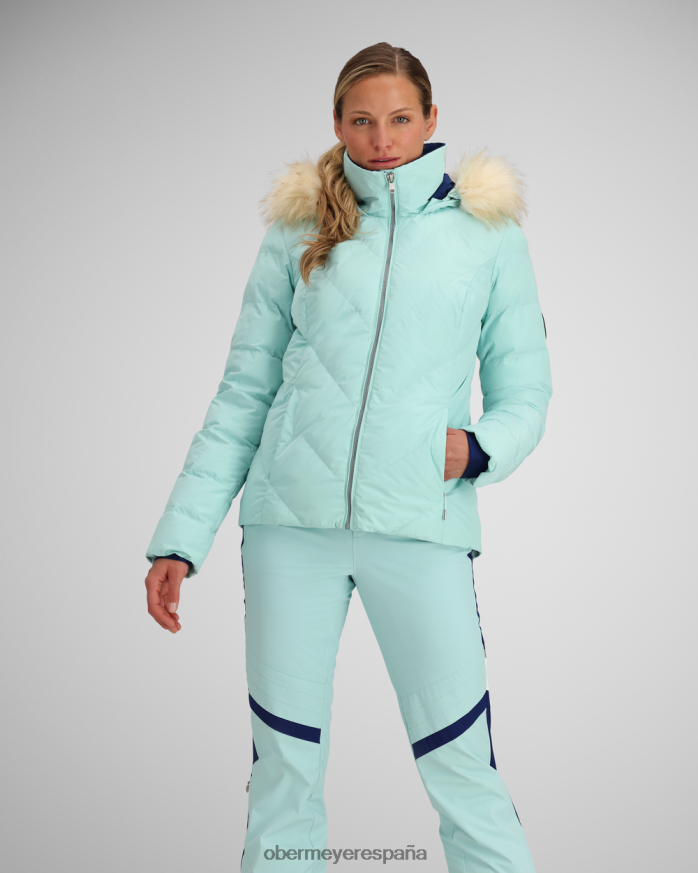 Obermeyer chaqueta explosiva la paz azul mujer ropa P00B51