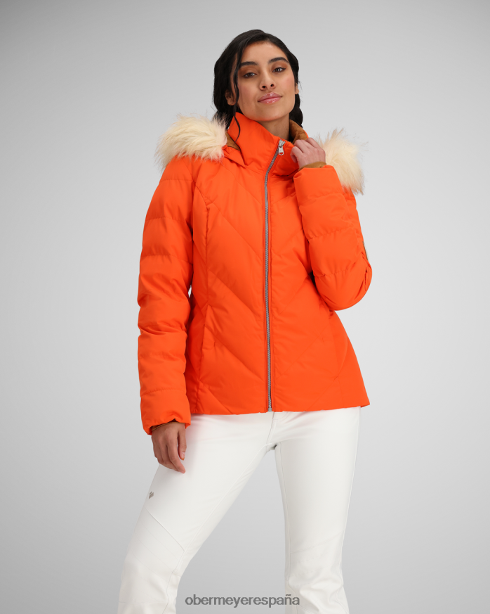 Obermeyer chaqueta explosiva naranja confitada mujer ropa P00B52