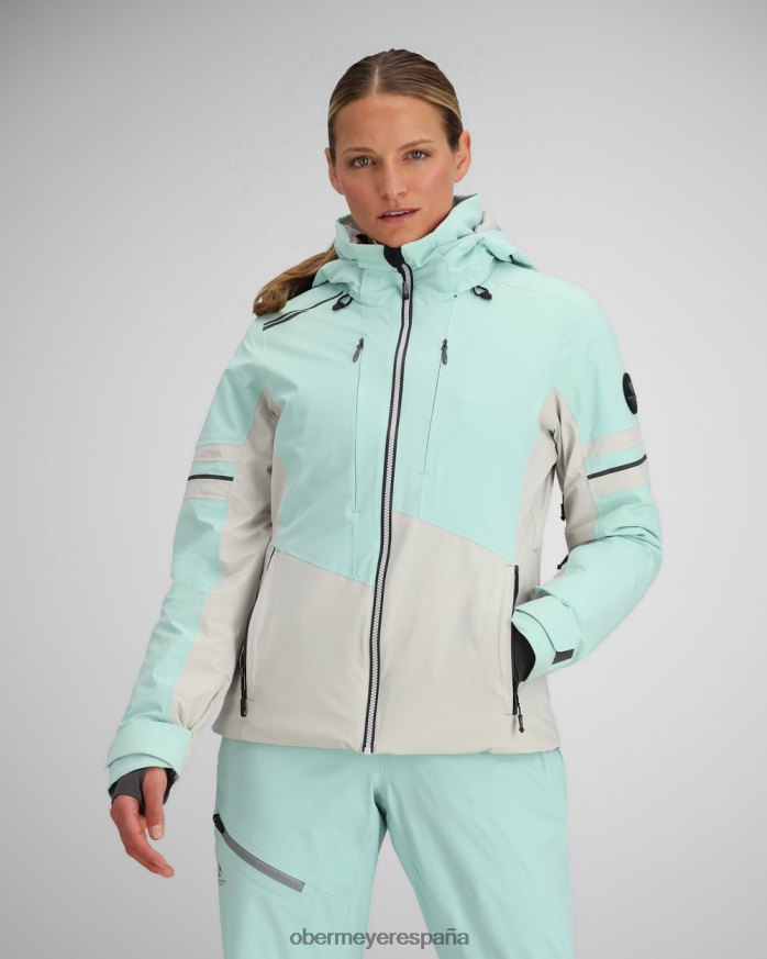 Obermeyer chaqueta platino la paz azul mujer ropa P00B178