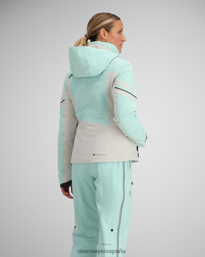 Obermeyer chaqueta platino la paz azul mujer ropa P00B178