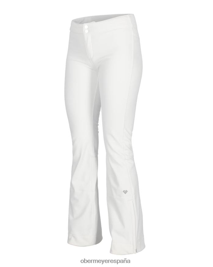 Obermeyer el pantalón bond blanco mujer ropa P00B35