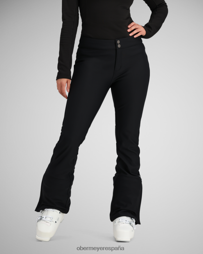 Obermeyer el pantalón bond negro mujer ropa P00B34
