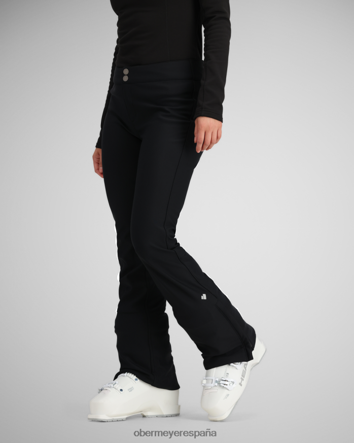 Obermeyer el pantalón bond negro mujer ropa P00B34
