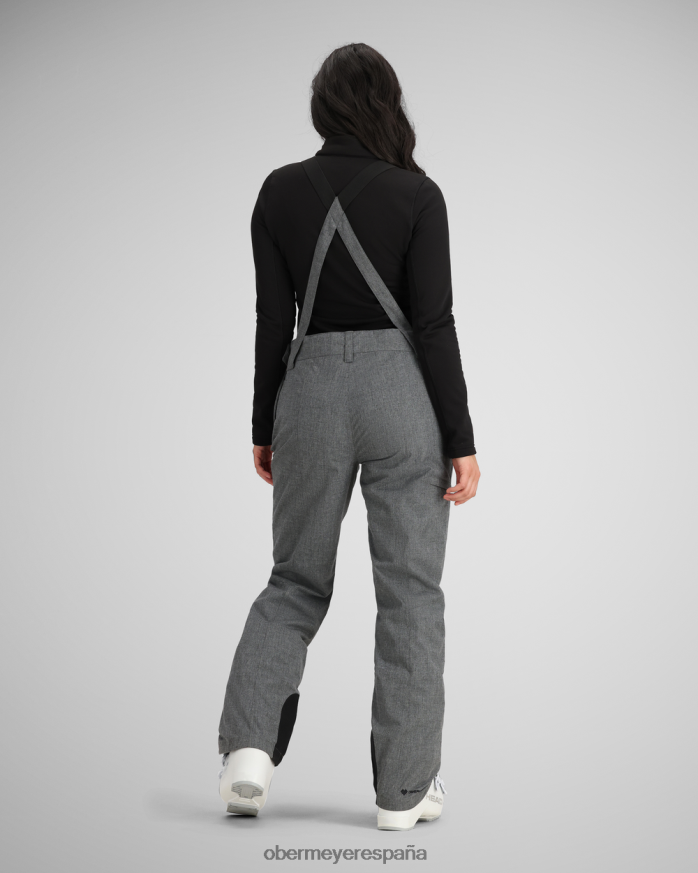 Obermeyer mono con pechera malta carbón mujer ropa P00B123