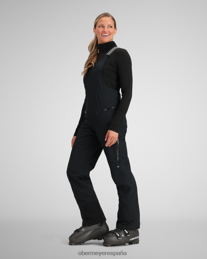 Obermeyer pantalón con pechera bliss negro mujer ropa P00B93