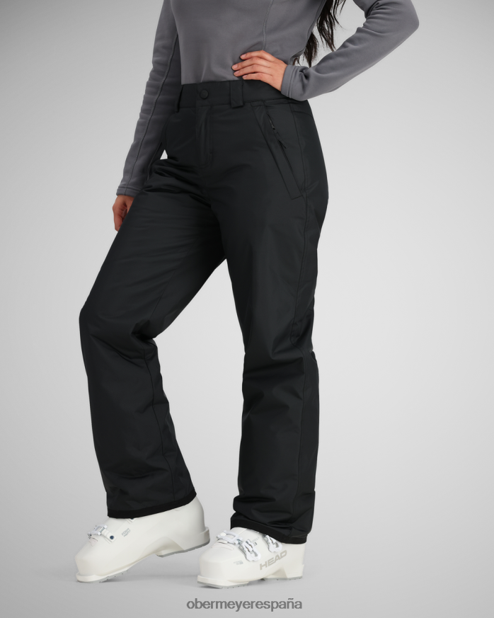 Obermeyer pantalón trapezoidal negro mujer ropa P00B298
